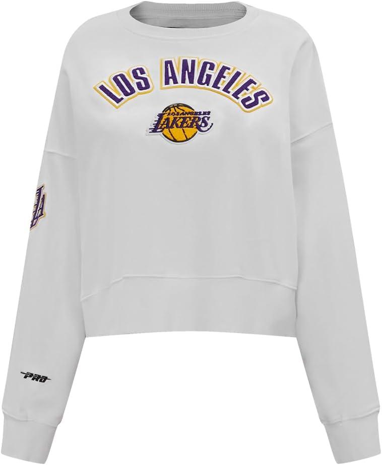 Pro Standard Womens NBA Classic Chenille Crewneck Sweatshirt, Size M