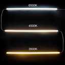 LightingWill LED T5 Integrated Fixture 3FT, Natural White 4000K, 14W, Linkable LED Shop Light, LED Ceiling Light and Under Cabinet Light, Corded Electric with Built-in ON/Off Switch, 1 Pack