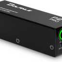 Bolanle P2 USB-C Portable in-Ear Monitor Amplifier, 5V DC/AAA Battery, XLR/TRS Input 3.5mm Output, LED, Stereo/Mono Switch for Keyboardists, Drummers, Live Stage (Single Channel-Black)