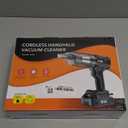 Handheld Vacuum Cleaner Cordless- 35000PA Strong Suction for Car & Home, Car Vacuum Portable Rechargeable Lightweight for Pet Hair with HEPA Filter, Quick Clean in Office/Desk/Couch (Black)