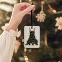 Black Cat Christmas Berry Car Air Freshener 4 Pcs, Cat Lover Gifts, Merry Christmas Hanging Air Freshener for Cars Closet Drawer Books, Cute Xmas Car Accessories Mirror Decor for Women