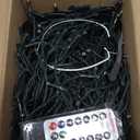 Ollny Christmas Tree Lights 400LED 132FT, Remote Plug-in Christmas Lights with Timer and 8 Modes, Waterproof Outdoor String Light for Thanksgiving Xmas House Indoor Outside Decorations(Warm White)