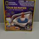 NATIONAL GEOGRAPHIC Pottery Wheel for Kids Complete Pottery Kit for Beginners, Plug-in Motor, 2 lbs. Air Dry Clay, Sculpting Clay Tools, Apron & More, Patented Design, Craft Kit 