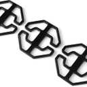 Non-Slip Buckles for Recliner slipcover (4 Pieces, Black)