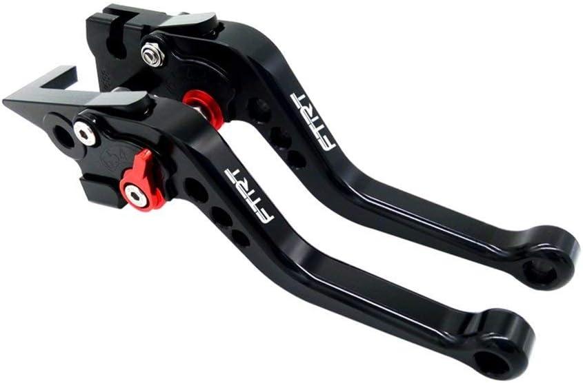Short Brake Clutch Levers Compatible with Ninja 650R ER-6F ER-6N 2009-2016/ Ninja 400R 2011/ VERSYS 650 2009-2014: Black