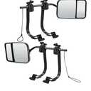 CICMOD Towing Mirrors Universal Clip-on Mirror Extenders for Towing Cars Trailer Truck Boat - Pack of 2