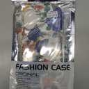 J.west for iPhone 16 Case 6.1" Compatible with MagSafe Soft Slim Spring Floral Animal Leopard Women Phone Case Protective Flower Design Cover for Girls (Blue Roses, for iPhone 16 6.1")