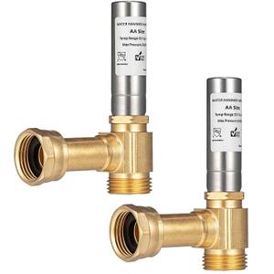 (2 Pack) Lidertik Water Hammer Arrestor Washing Machine 3/4 Absorb Shock and Reduce Noise Laundry Washer Knock Valve Garden Hose Air Inline Sink LI-Dishwasher LI-Y241-11-11-A(2 PACK)