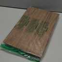 2 Pack Acrylic Sign Holder 8.5 x 11 Inch with Wood-Color Base, Vertical L-Shape Tabletop Display Sign Holder for Store/Coffee Shop/Restaurant Menu Display Hotel/Office Poster Display