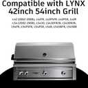 Grill Briquette Tray Replacement for Lynx 42in 54in Grill, Wide Briquette Tray Grill Heat Plates for Lynx L42 L42FR L42PSFR L42PSR L42R L54 L54PSFR, Grill Heat Shield 19 1/4'' x 12 1/2'' (1 Pack)