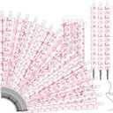Sayglossy 72 Pcs Coquette Party Favors Preppy Pink Bow Pencils Preppy Stuff 6 Styles Aesthetic Retractable Pencils Graduation Party Favors Office Supplies Gift for Women Teacher