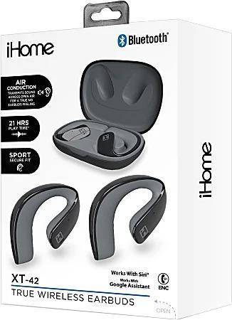 Bytech iHome XT-42 True Wireless Bluetooth In-Ear Earbuds HMAUBE238