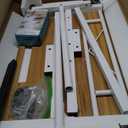 SIDUCAL Small Standing Desk Adjustable Height, Small Mobile Stand Up Desk with Wheels, Rolling Desk for Standing or Sitting, Portable Computer Desk for Walking Pad (Vintage Oak)