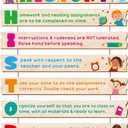 2 x Harloon Classroom Decorations History Sign Class Rules Inspirational Educational Wall Art Literature Social Studies Classroom Decorations Hanging Plaque History Posters for Teachers Gift