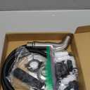 Houtingmaan Kitchen Sink Sprayer Replacement, Side Sprayer, Kitchen Sink Faucet Sprayer Hose,Sprayer Head Replacement,Sink Spray head,17 ADAPTERS,Sink Sprayer Brushed Nickel