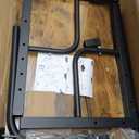 Portable Rolling Desk on Wheels Adjustable Height Desks for Small Spaces, 32" Computer Desk Drafting Tables with Storage Shelves for Home Office Rustic