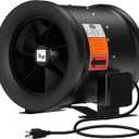 12 Inch Inline Duct Fan,1900 CFM Inline Fan Duct Fan Constant Speed - Ventilation Exhaust Fan for Heating Cooling Booster, Grow Tents, Hydroponics, NSK/SKF Bearings, ETL Listed