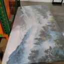 Canvas Wall Art Decor Large Wall Art for Living Room Art Work for Wall Decor White Foggy Forest Wall Art Decor Mountain Sunrise Botanical Wall Art Art Work for Home Ofiice Bedroom Wall Decor,"29x58"