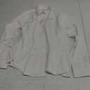 siliteelon Womens Classic-Fit Dress Shirts Long Sleeve Button Down Wrinkle-Free Stretch Solid Casual Work Office Blouse Top (Medium, White)