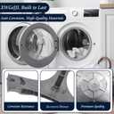 DC97-16509B washer flange shaft assembly Compatible with Samsung washing machine &Hex Spider Bolts DC60-40137A (6 pcs) & O-Ring 6044-001152 Fixes Vibration,Noise,No Spin,Smoke