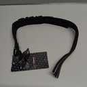 Tuff Pupper Heavy Duty Dog Collar with Handle | Ballistic Nylon Heavy Duty Collar | Padded Reflective Dog Collar with Adjustable Stainless Steel Hardware | Convenient Sizing for All Breeds (Medium/Large (14 - 18" Neck), Epic Black)