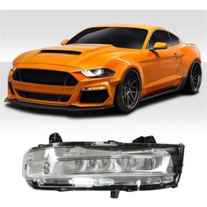labwork Replacement for Mustang 2018-2020 Left Driver Side Front Fog Light DRL With Turn Signal JR3Z13201A JR3Z13200B