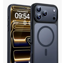 TOCOL for iPhone 17 Pro Case, Compatible with Magsafe, Builtin Magnetic Ring, Full Camera Protection, Drop Protection, Translucent Matte for iPhone 17 Pro Phone Case 6.3 inch (Black)