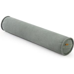 Long Pillow for Bed  Corduroy Round Bolster Pillow for Adults, Decorative Body Pillow for Sleeping or Sofa Support,47 x 7.87 Inches,Grey Green