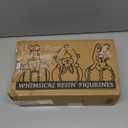 GoGnome Easter Decoration Indoor, Set of 3 Resin Easter Bunny Figurines on Pastel Eggs – 6.5''H Playful Rabbit Spring Decor for Shelf, Mantel & Tabletop (Pink/Yellow/Purple)