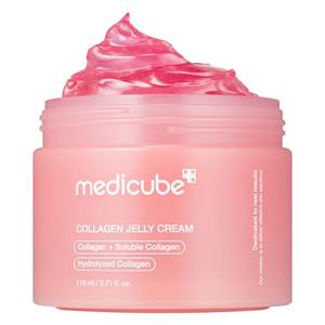 medicube Jelly Cream with Collagen, Niacinamide | Freeze-Dried Hydrolyzed Collagen for Skin Barrier Hydration & 24H Glow | Plumper, Firmer looking skin | 3.71 fl.oz By 2028/09/07