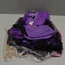 Girls Bat Halloween Costume Witch Cosplay Costume Tutu Dress Set for Kids (3-4T)