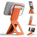 MOFT Phone Tripod Wallet for iPhone, Mulit-Angles, Lightweight & Portable Phone Stand, MOVAS Vegan Leather Magnetic Wallet, Strong Magnets, NFC Card Holder,Travel Essential, Sunrise (with Card Slot)