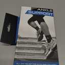 Ankle Brace for Women & Men, Achilles Tendonitis Brace, Ankle Tendonitis Relief, Ankle Support (Small) (Black)