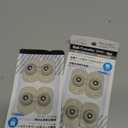 Honoson 8 Pcs Self Adhesive Caster Wheels Appliance Rollers Appliance Sliders for Kitchen 360 Swivel Universal Wheel Mini Small Kitchen (White with 1 Steel Ball Style)