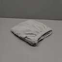 Couch Cushion Covers, Washable Stretch Stripe Sofa Covers for 1 Cushion Couch L Shape Sectional Sofa Slipcovers Furniture Protector for Dog(Back Couch Cover, Light Gray)