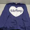 Mustangs School Sports Fan Team Spirit Mascot Heart Gift Sweatshirt S
