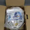 ORSDA Cat Water Fountain Stainless Steel, 2L Pet Fountain for Cats Inside, Dog Water Dispenser, Automatic Cat Drinking Fountains with 6 Replacement Filters for Cats, Small Dogs