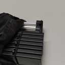 Grope Portable Camping Table with Aluminum Table Top, Folding Beach Table Easy to Carry, Prefect for Outdoor, Picnic, BBQ, Cooking, Festival, Beach, Home Use (Black-M)