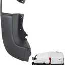 Rear Bumper Side End Cap Cover Left Side Plastic Black Replacement for 2015-2019 Transit T150 T250 T350
