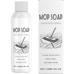 Mteawl Mop Soap for Floor Cleaning, 120ml Scented Mop Cleaner Soap, Scented Mop Soap Household Supplies Cleaner for Home, Kitchen, Floor, 2 Pack