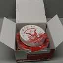 Gezond 200 Pcs Christmas Paper Plates and Napkins, Christmas Tree Red Plaid Disposable Plates, Incloud Dinner Plate Dessert Plate and Napkins for Holiday Party Supplies Serve 50