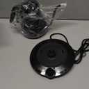 Gooseneck Electric Kettle with 1 Temperature Control for Pour Over Coffee & Tea, Quick Heating, BPA-Free Stainless Steel, Built-in Brew Timer, 1500W/0.9L (Ebony Black)