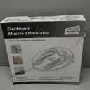 FDA Cleared - EMS Foot Massager for Neuropathy & Pain Relief, TENS Unit Foot Leg Stimulator for Circulation & Muscle Relaxation, Electric Feet Massager for Neuropathy, Gifts for Family Dad Mun Elder (Silver)