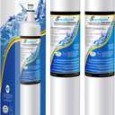 EXCELPURE RPWF Replacement for GE RPWF (NOT RPWFE), RWF1063, RWF3600A, WSG-4, DWF-36, R-3600, MPF15350, OPFG3-RF300, BCF77, Refrigerator Water Filter, 2PACK