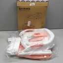 Potty Training Seat, SKYROKU Upgrade Toddler Toilet Seat for Kids Boys Girls, 2 in 1 Potty Training Toilet, Splash Guard Anti-Slip Pad Step Stool, New Sector-Shape Stabilized Base (8899+Pink)