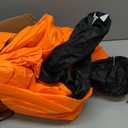 Joiedomi 7 FT Long Halloween Inflatables Pumpkin Outdoor Decorations, 7 Pumpkins Outside Decoration with Witch's Cat with Build-in LEDs Blow Up Inflatables for Party Yard Lawn Garden Decor