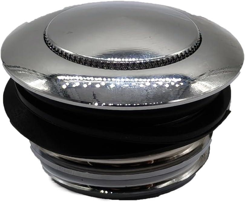 Pop-up Flush Fuel Gas Tank Cap Cover Compatible For Harley Davidson Touring Sporster Dyna CVO Trike 1982-2018