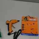 Gorilla Hot Glue Gun (Pack of 1) - Dual Temp Mini Size Hot Glue Gun with Precision Nozzle, Easy Squeeze Trigger, and Enhanced Safety Features for DIY, Craft, Repairs, and More