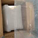 IRIS USA 54 Qt Stackable Plastic Storage Bins with Lids, 6 Pack - BPA-Free, Made in USA - See-Through Organizing Solution, Latches, Durable Nestable Containers, Secure Pull Handle - Clear