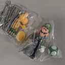 SUPER MARIO Luigi and Koopa Troopa 4-Inch Action Figure 2-Pack with 1-Up & Gold Coin Accessories, Action Figures Come with Up to 13 Points of Articulation
